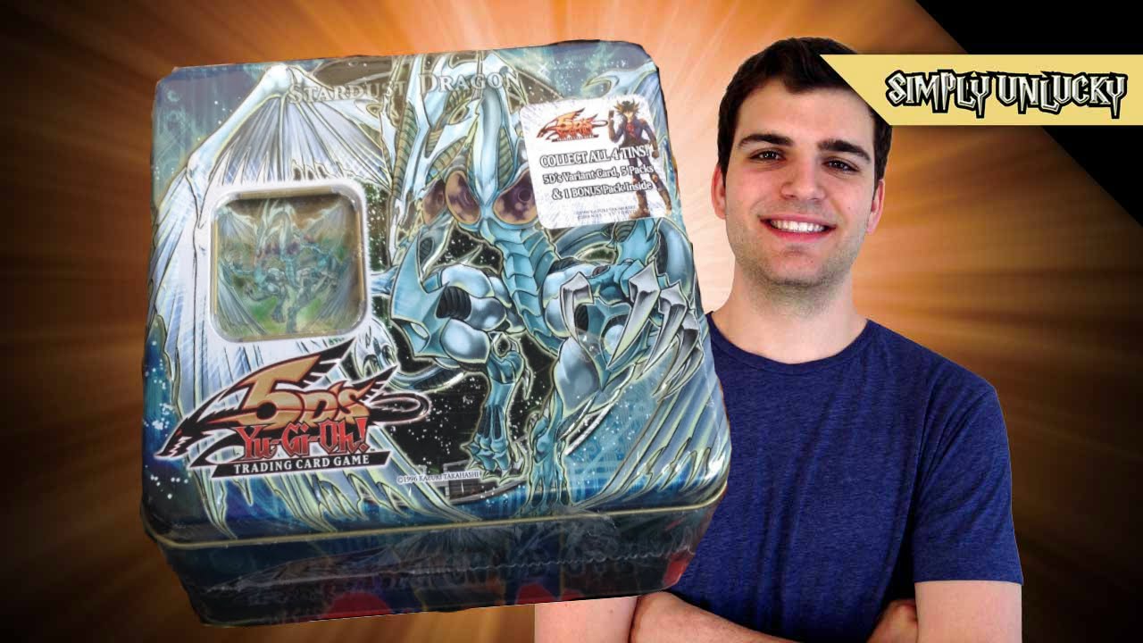 Best Yugioh 5Ds 2008 Stardust Dragon Tin Opening! ..Darkness..
