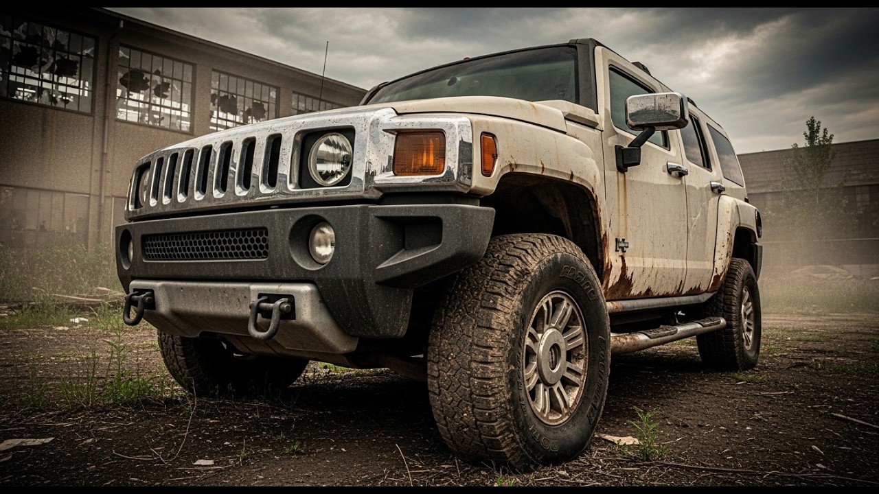 ASMR Hummer H3 2009 Restoration | Abandoned Rusty SUV Full Rebuild