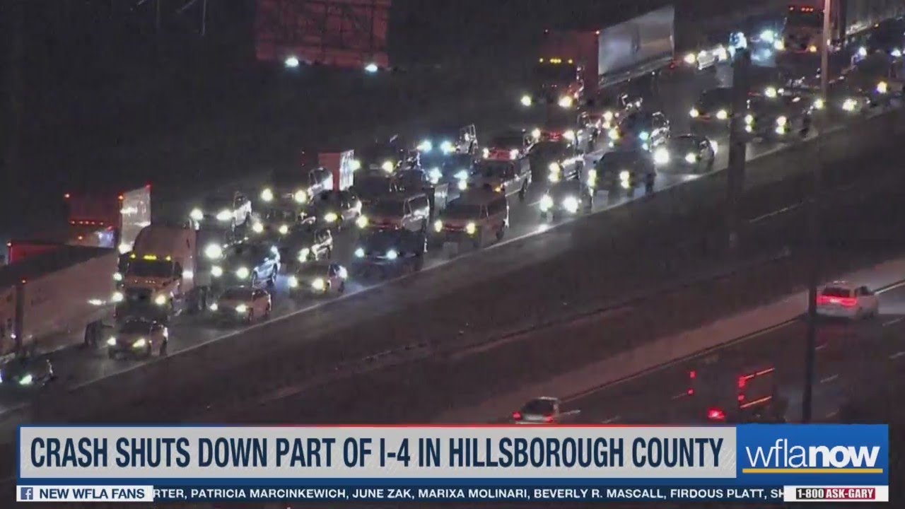 Fatal crash causes delays on I-4 in Plant City