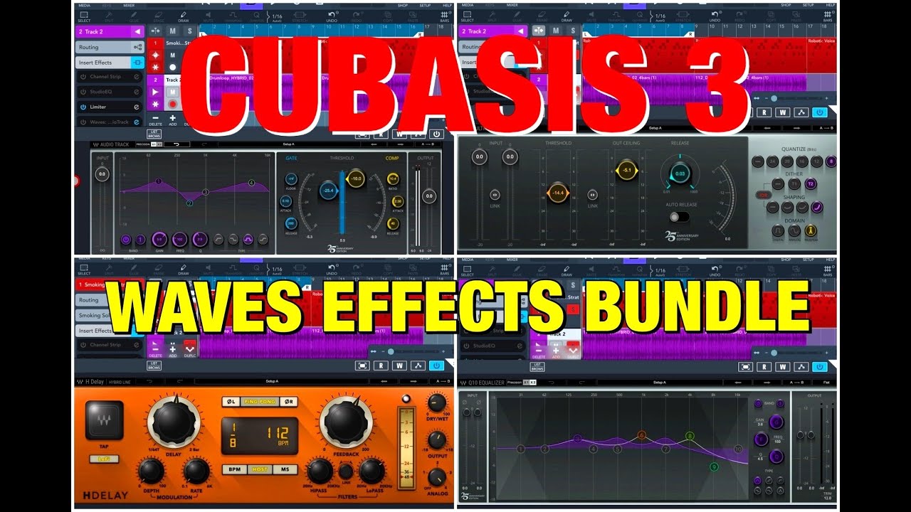 CUBASIS 3 - Taking a Good Look at the Excellent Waves Effects Bundle - iOS