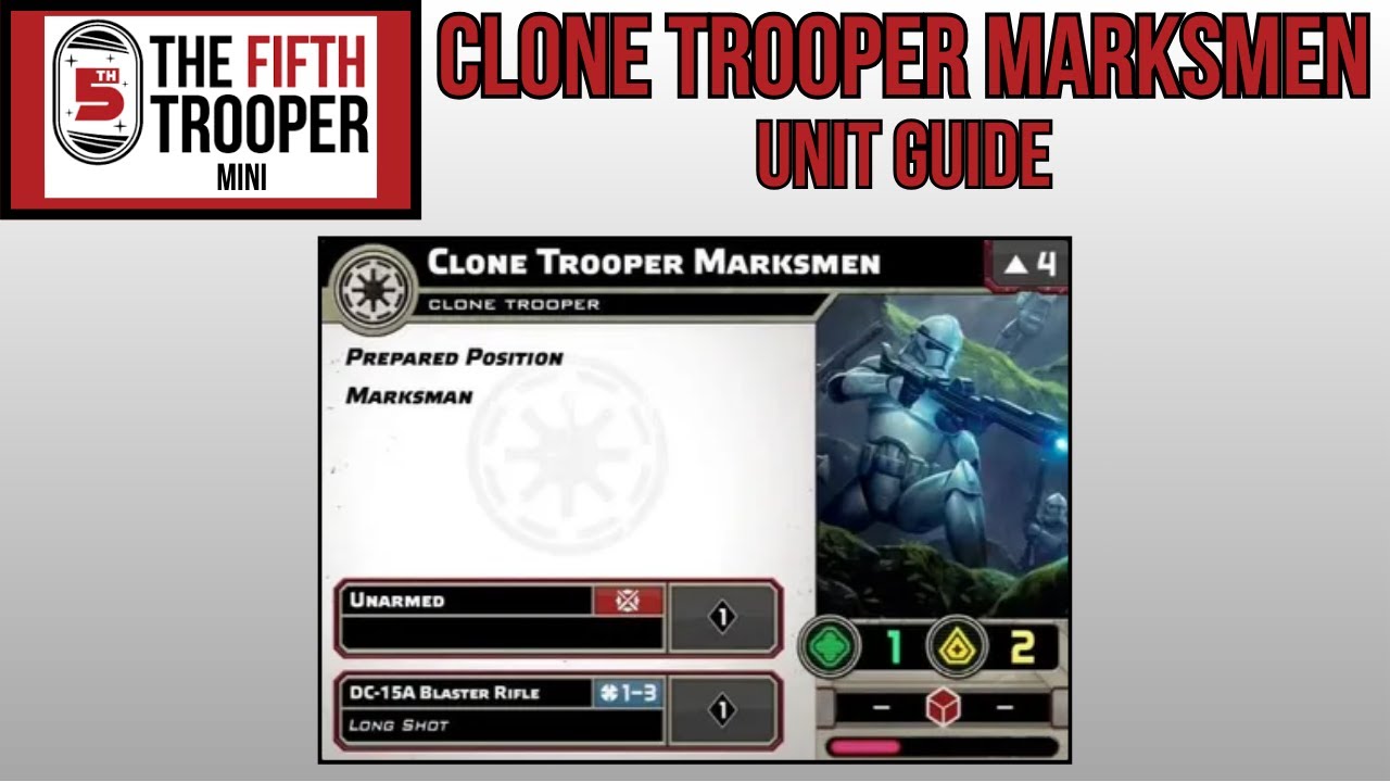 Star Wars: Legion | TFT Mini - Clone Trooper Marksmen (Unit Guide)