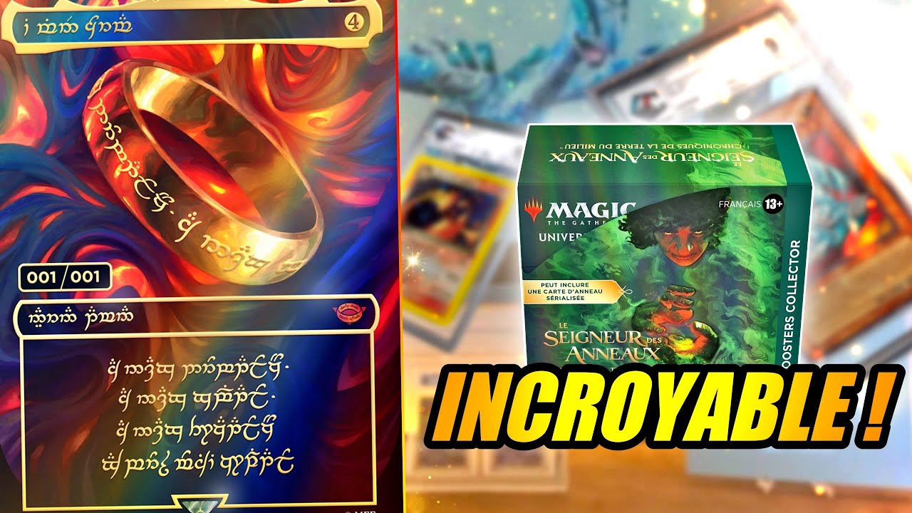 MAGIC COLLECTOR SEIGNEUR DES ANNEAUX ( Display LOTR SURGE FOIL !!! )