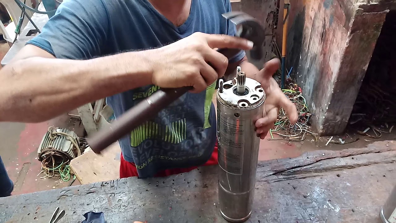 Montando uma bomba submersa