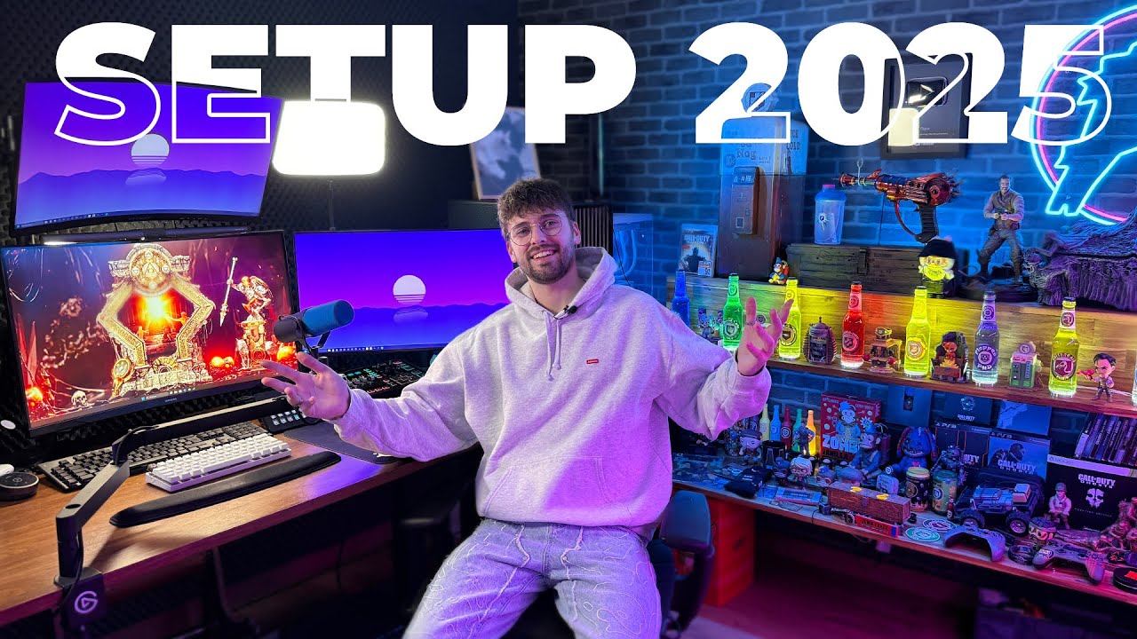 PRÉSENTATION de mon NOUVEAU STUDIO de STREAMS & VIDÉOS ! (Setup 2025)
