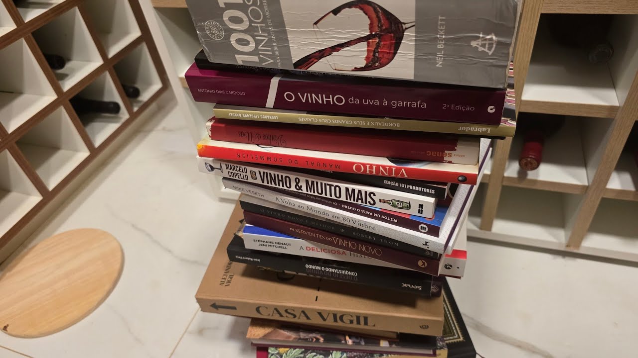 Livros 📚  sobre vinho 🍷 