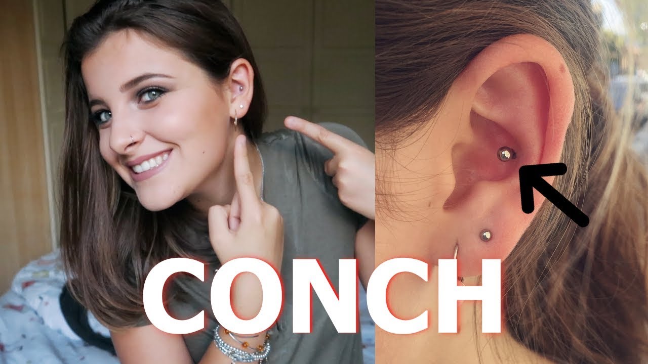 CONCH PIERCING  // my experience & aftercare