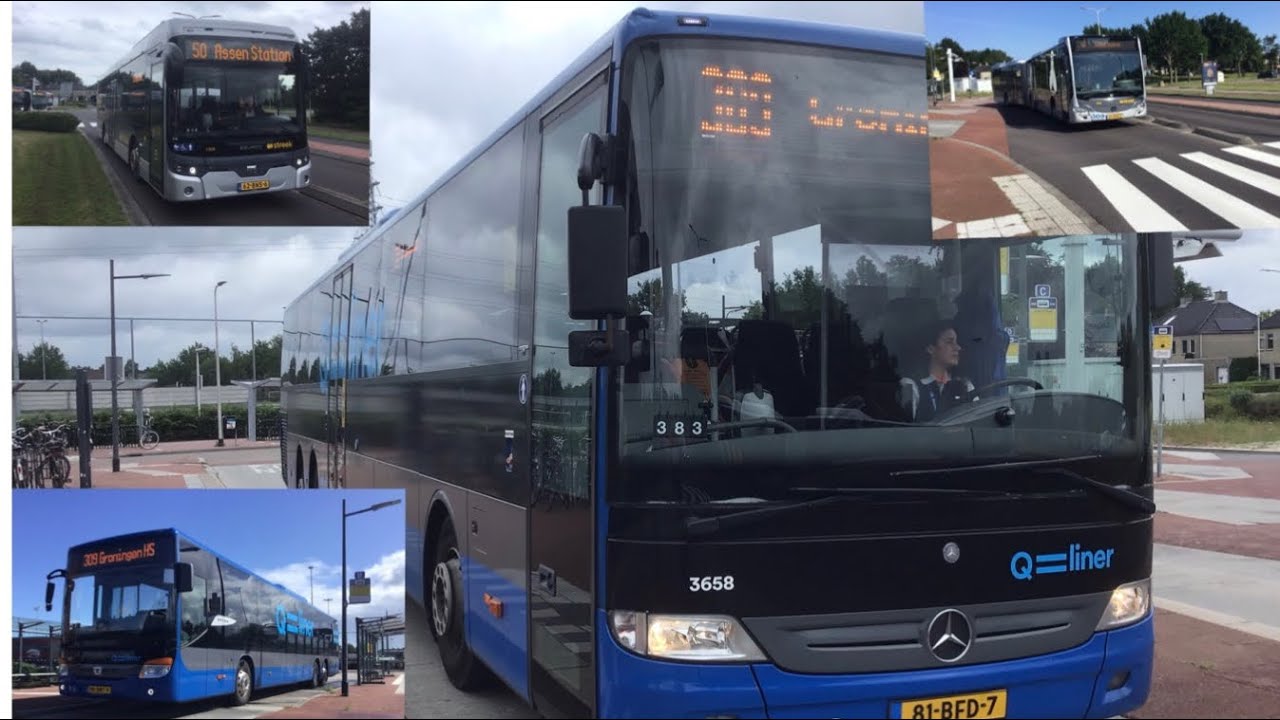 Bussen bij Busstation Marsdijk
