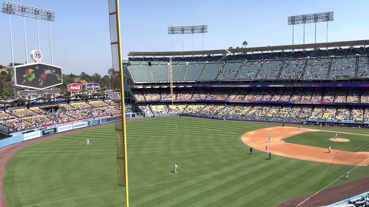 Dieter Ruehle Organ Action at Dodger Stadium 8/21/22