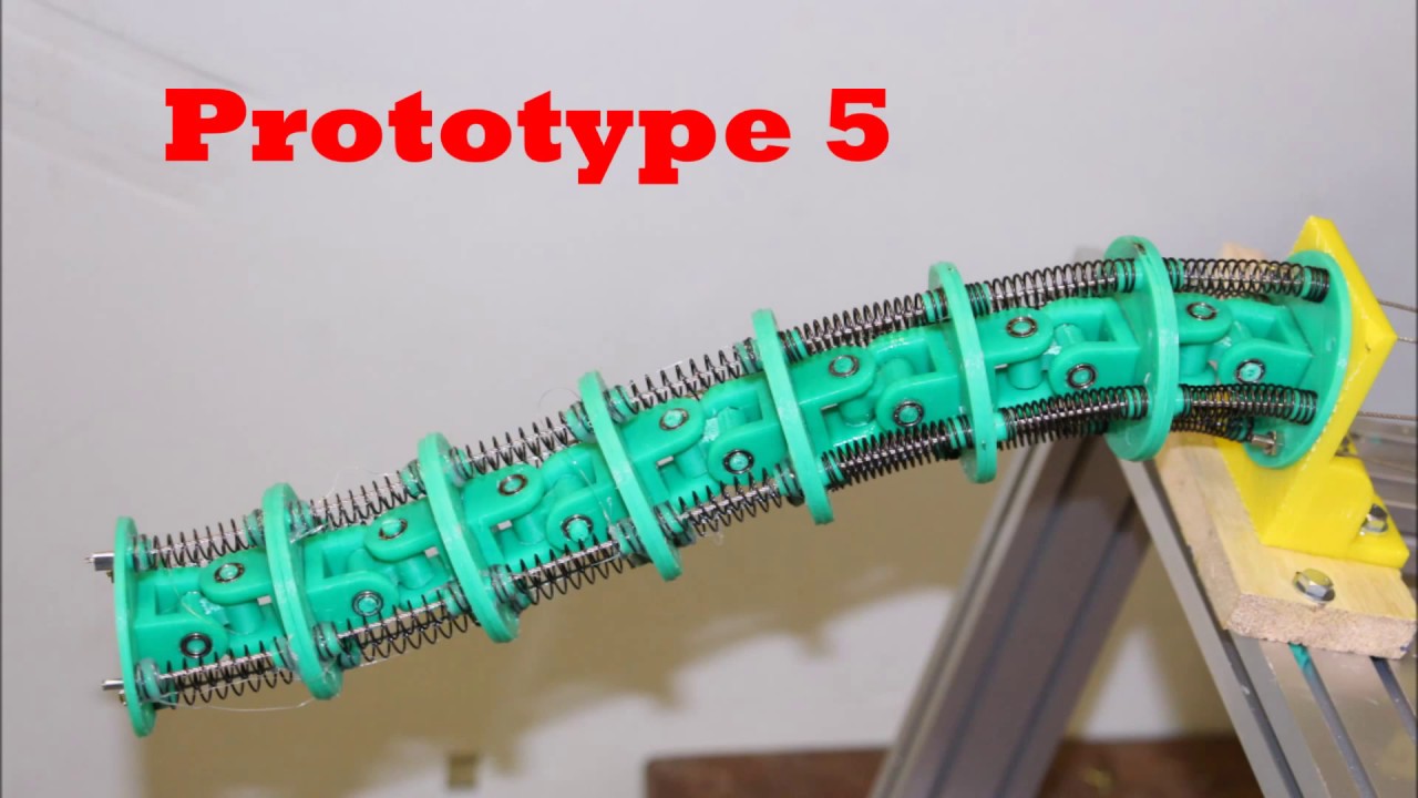 Continuum robot arm progress. Yamamoto laboratory 2018