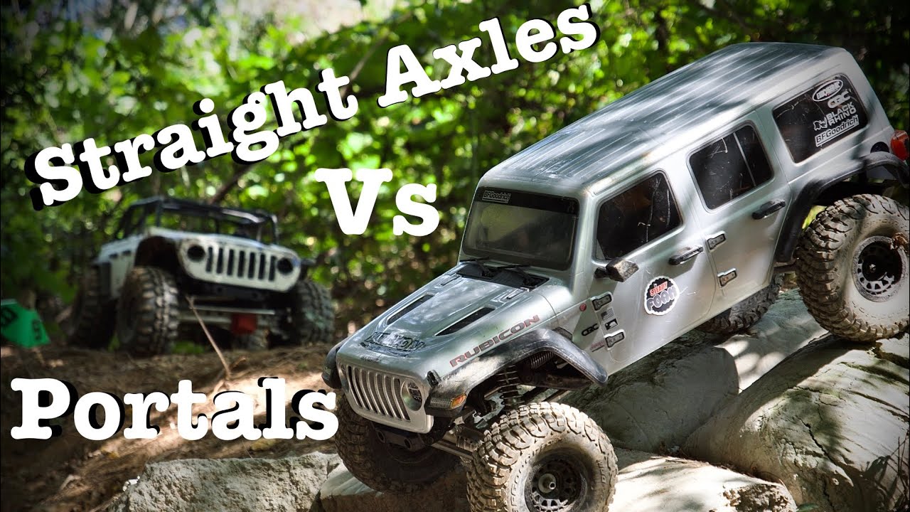 Scx6 Treal Straight Axles vs Vitavon Portal Axles - 12 Gates at The Rack
