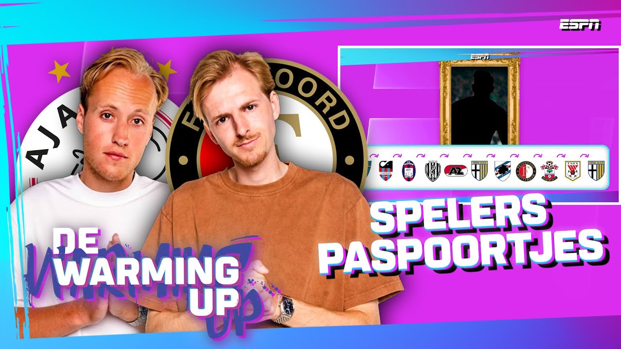 Hoe GOED kennen MILO en KOEN deze SPELERSPASPOORTJES⁉️🧐 | De Warming Up