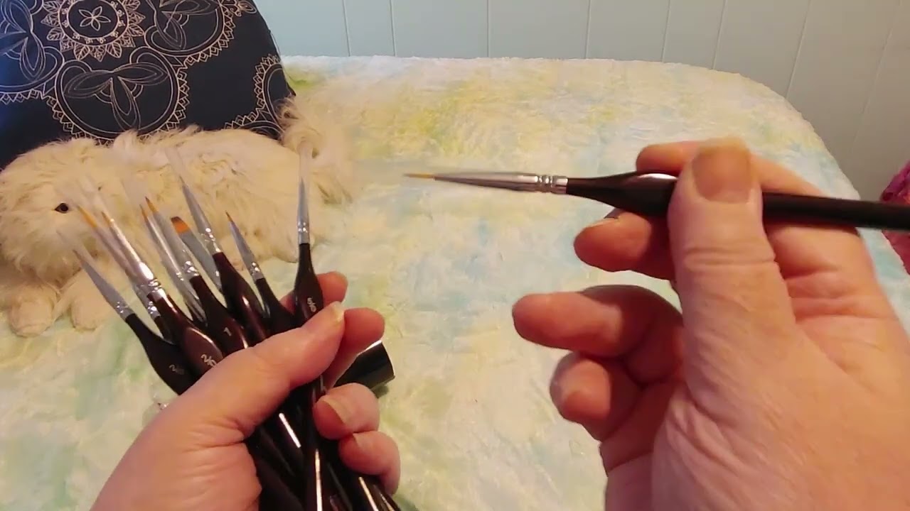 Amazon Unboxing/Golden Maple Paint Brushes/Set of 12 Detail Brushes/#artsupplies #paintbrushes