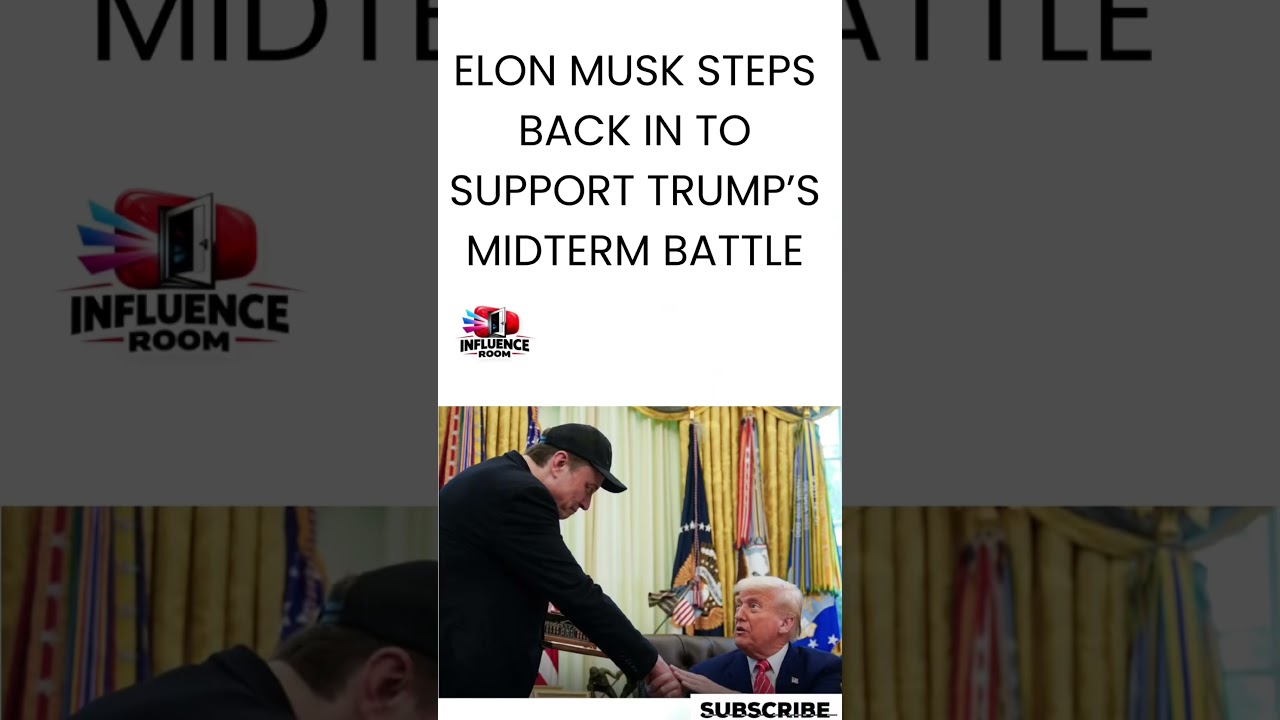 Elon Musk Stepping Back In to Support Trump's Midterm Battle 🗳️🚀 #viral #shorts