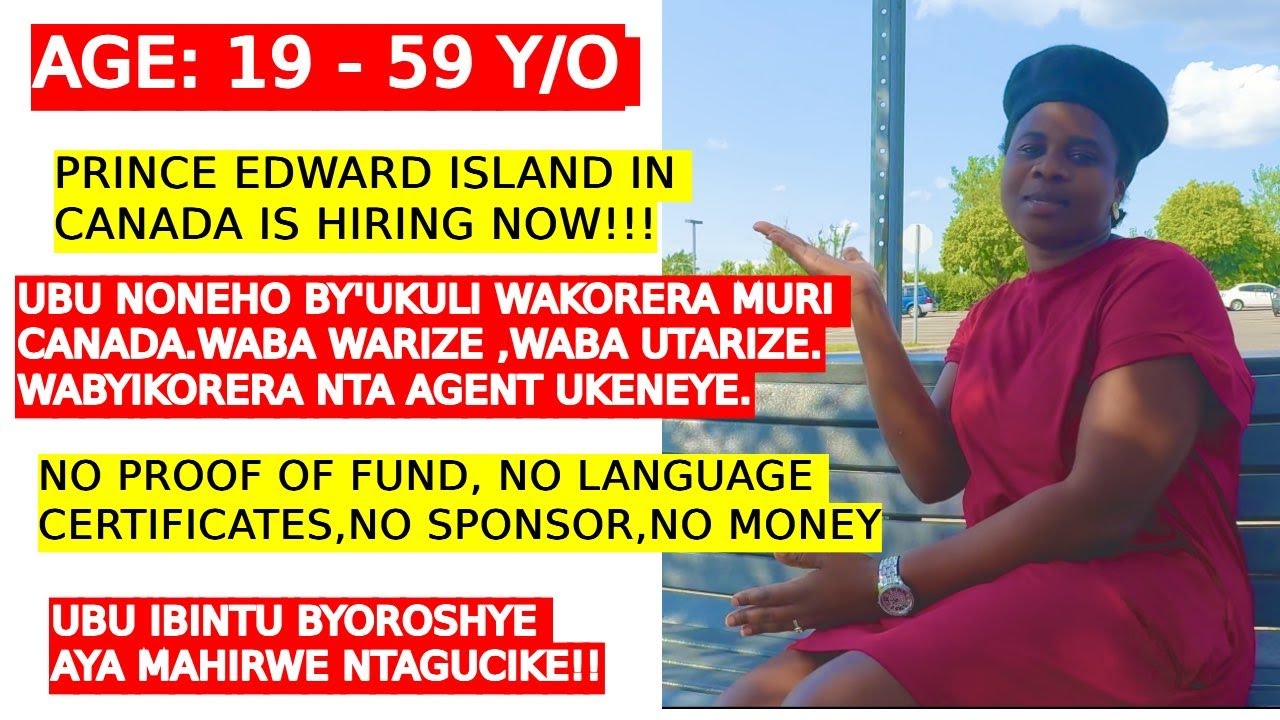 CANADA:AKAZI KABONETSE MURI CANADA, USHAKA KUHAKORERA /KUZANA UMURYANGO NTUCIKANWE,DORE APPLYINGA.