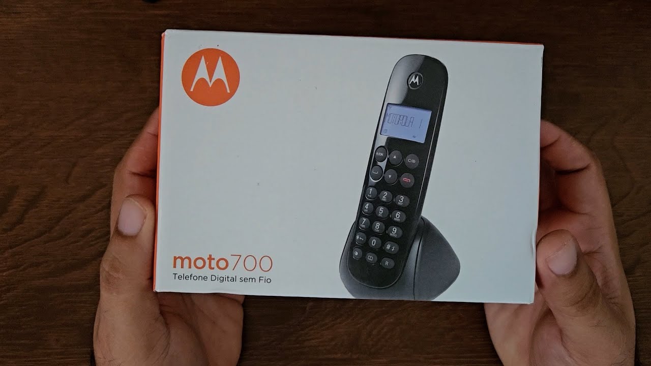 Telefone Sem Fio Moto700 Preto Motorola