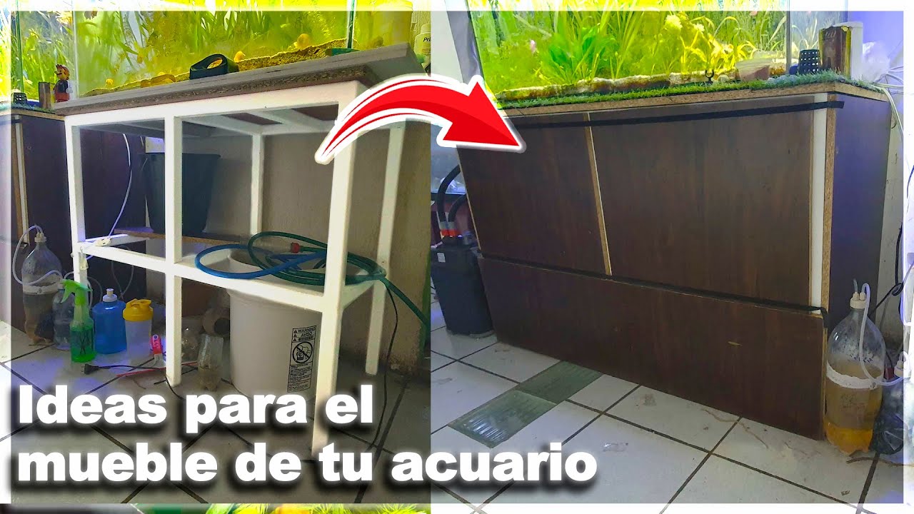 Ideas para el mueble de tu acuario 💡😎