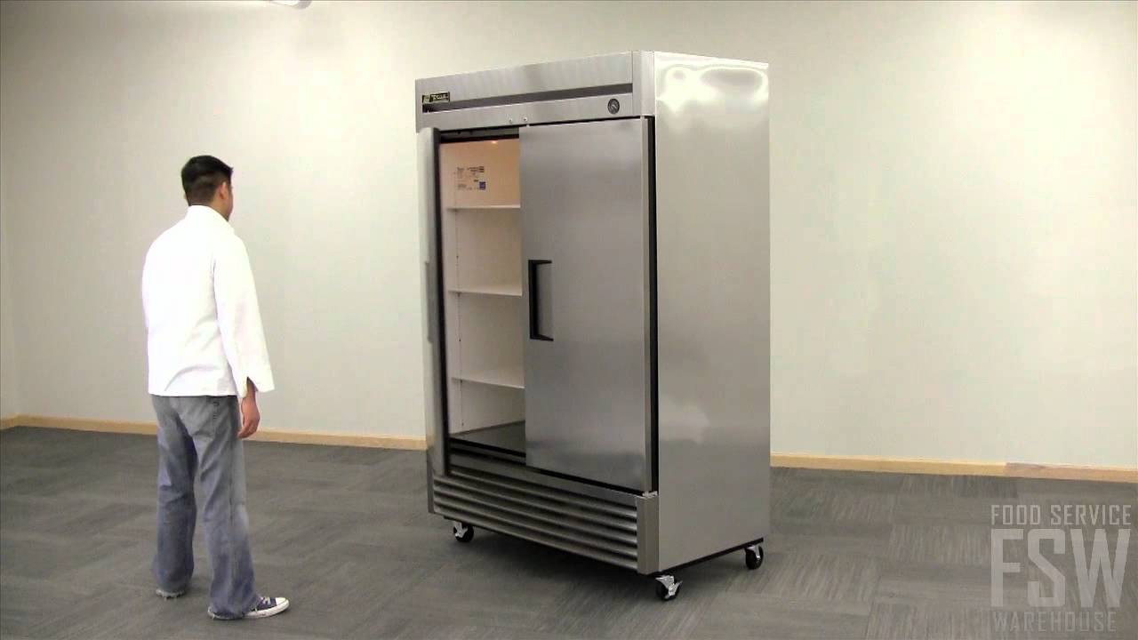 True Solid Door Reach-In Refrigerator Video (T-49)