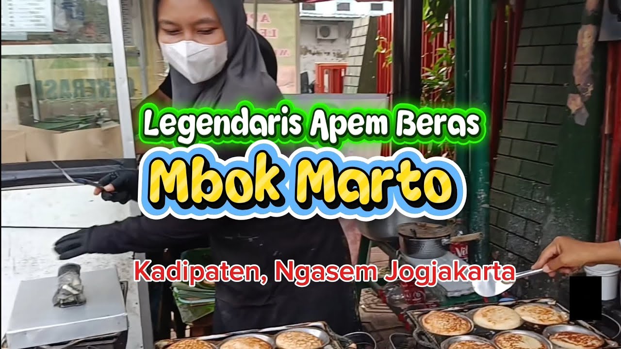 Legendaris Legit Mantul Apem Beras Bu Marto Kadipaten, Ngasem Jogjakarta #tanpa_tapi