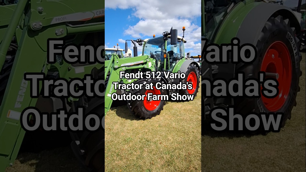 Fendt 512 Vario Tractor at Canada's Outdoor Farm Show #fendt #cofs