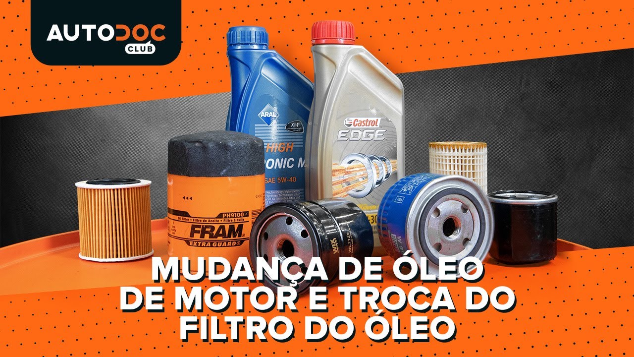 Como mudar o óleo do motor e o filtro de óleo de um carro [TUTORIAL DA AUTODOC]