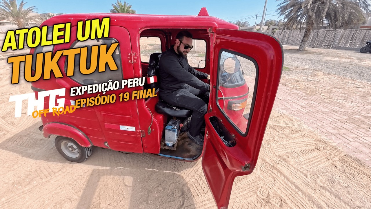 ATOLEI UM TUK-TUK? 😂 O Final Insano e Poeira Cega no Deserto (EP. 19)