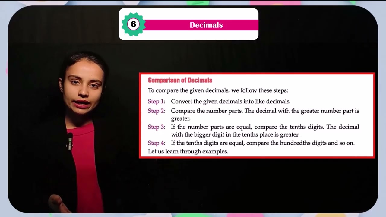 Unit Math Class 5 Chapter 6 Decimals