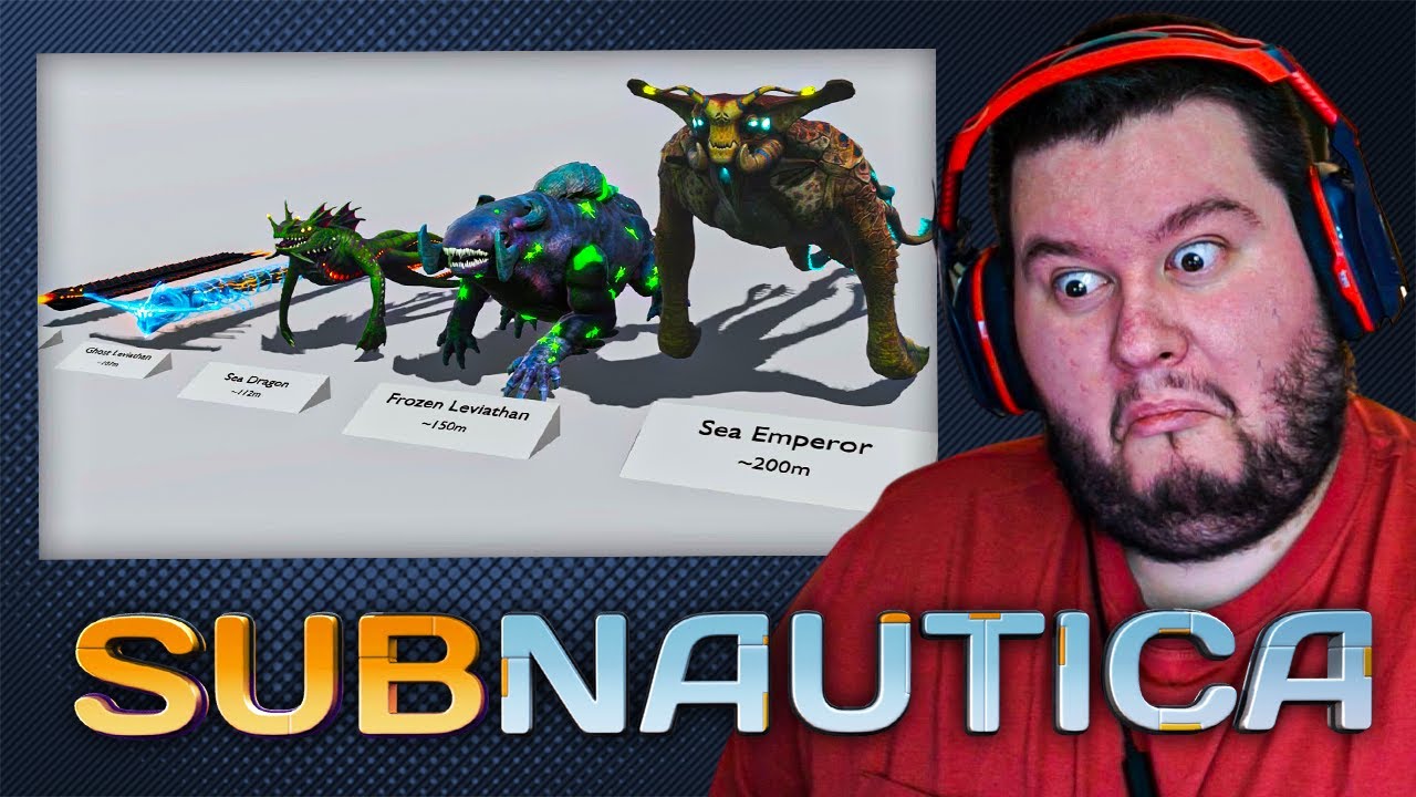 Флэтс отреагировал на «НАСТОЯЩИЙ размер Subnautica и Below Zero LEVIATHANS»