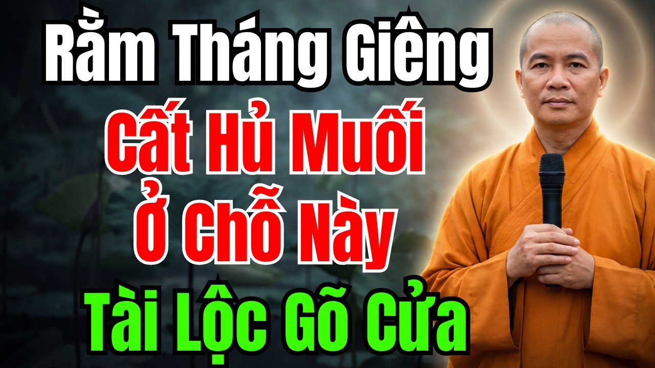 RẰM THÁNG GIÊNG : CẤT HỦ MUỐI Ở ĐÂY, MAY MẮN GÕ CỬA, TÀI LỘC KHÔNG MỜI MÀ ĐẾN