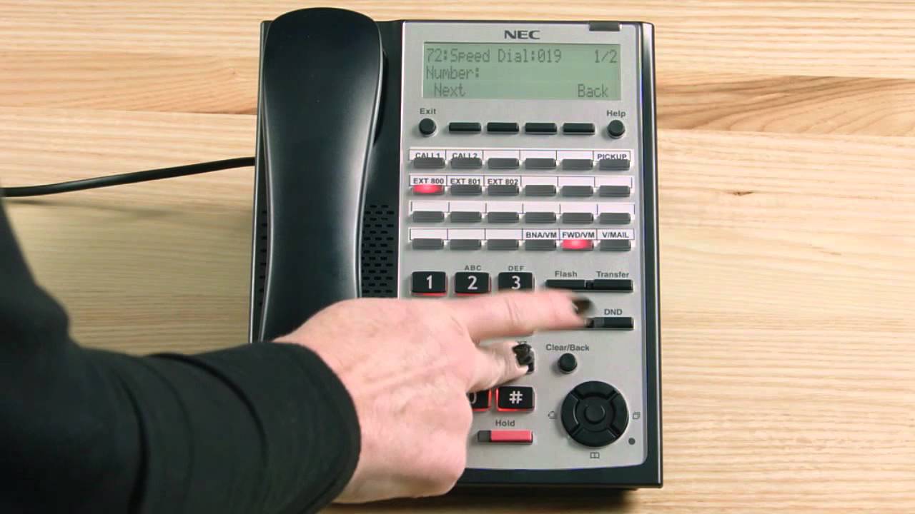 NEC SL1100 Operator