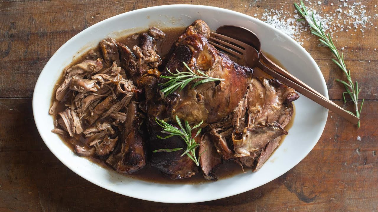 Slow-Roasted Leg of Lamb