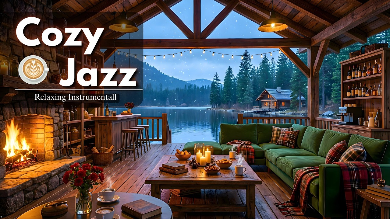 Warm Coffee Shop Ambience & Jazz Relaxing Music to Study, Work 🎷 Smooth Jazz Instrumental Music