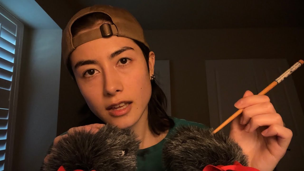 Testing out my new fuzzy mic covers🎙️ASMR