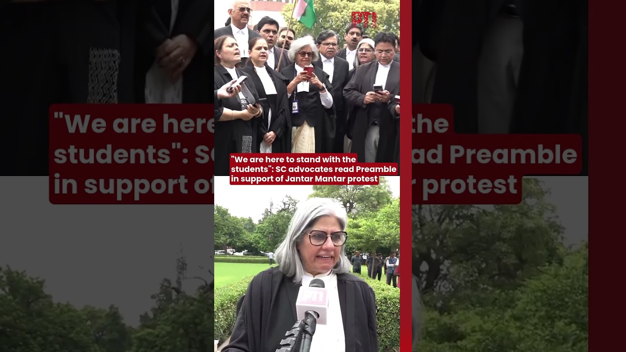 Supreme Court advocates in support of Jantar Mantar protest 'We are here to stand with the students'