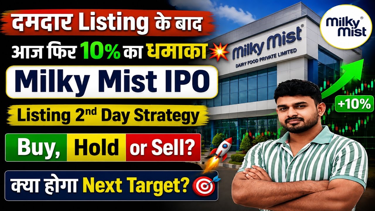 Milky Mist IPO | Milky Mist IPO Listing 2nd Day Strategy | Milky Mist IPO Latest News