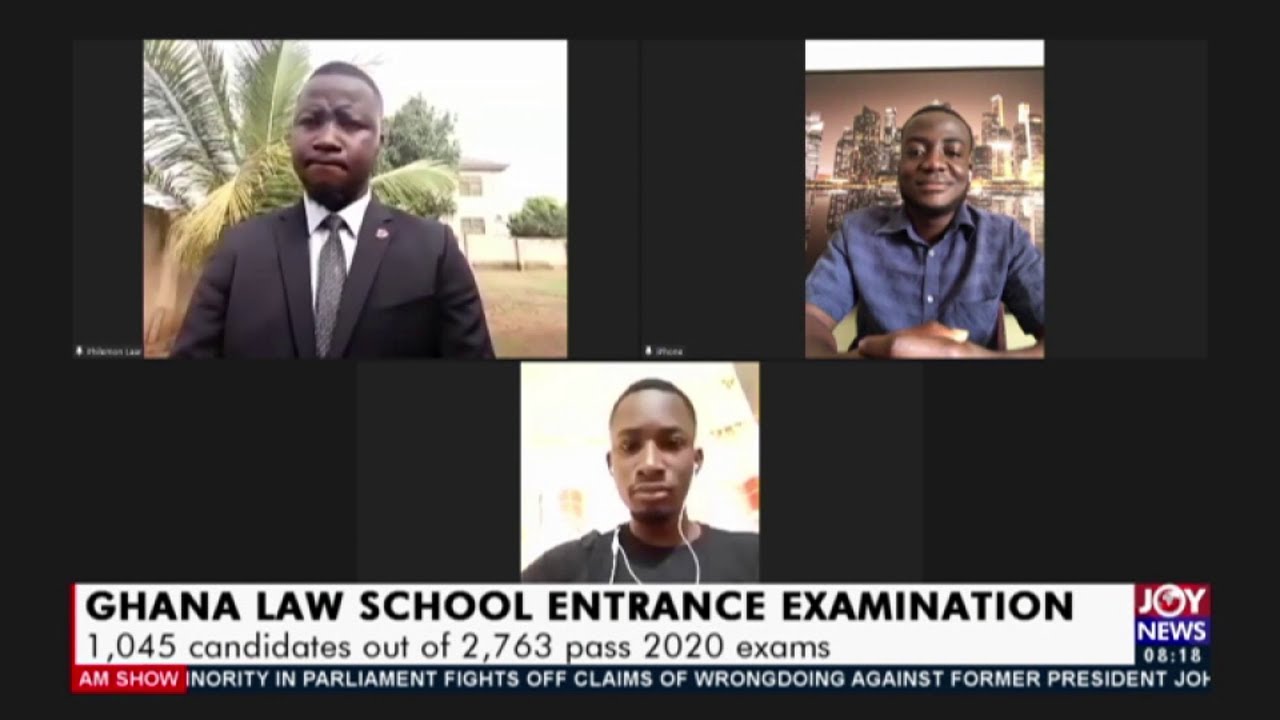 Ghana Law School Entrance Examination - AM Show on Joy News (6-10-20)