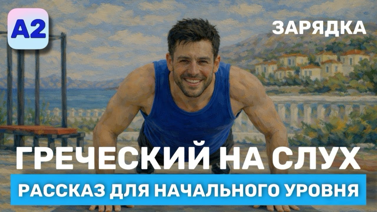 Греческий на Слух. Рассказ начального Уровня (А2)🎧.Торговый центр