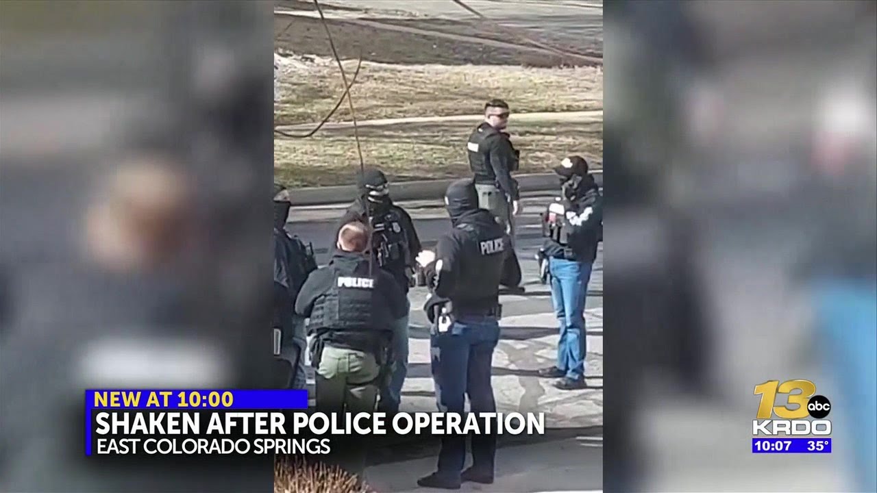 Eastern Colorado Springs neighborhood on edge after massive police presence