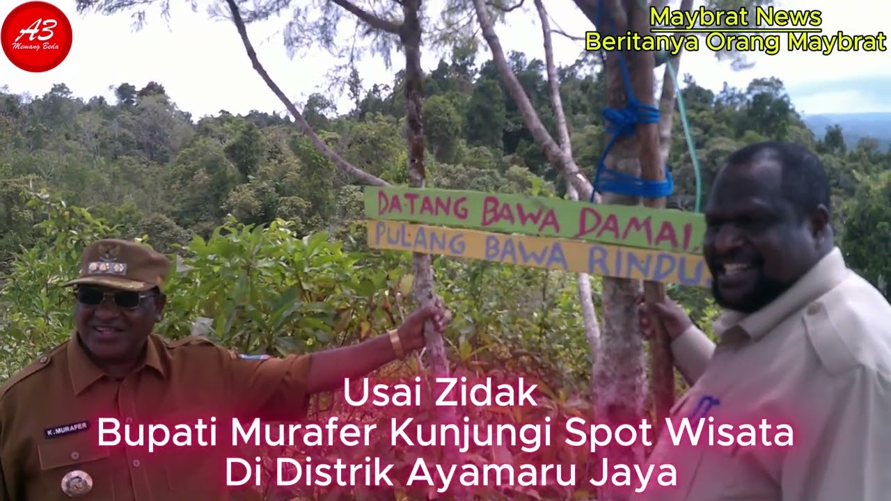 Bupati Murafer Kunjungi Spot Wisata Di Distrik Ayamaru Jaya
