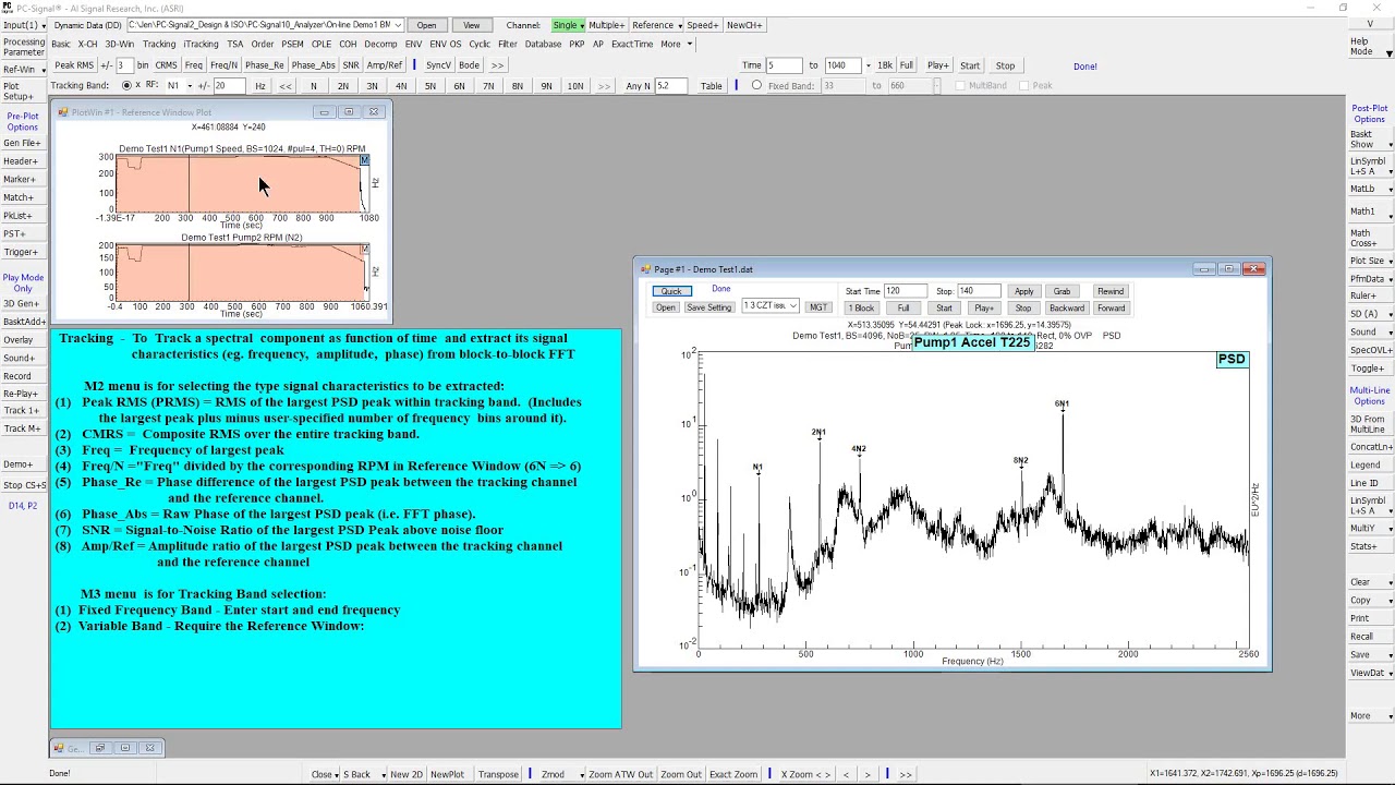 Tracking in PC-Signal