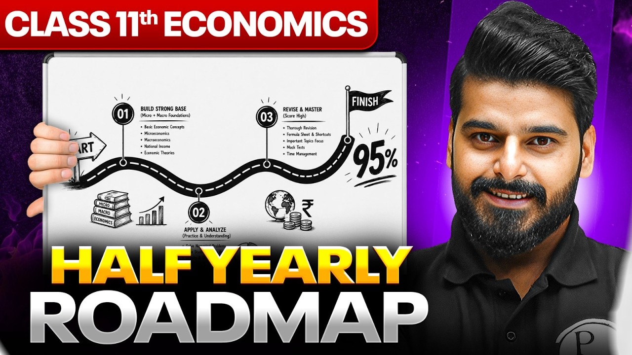Class 11 Economics Half-Yearly Exam Preparation 🔥 | Complete Study Strategy | Score High