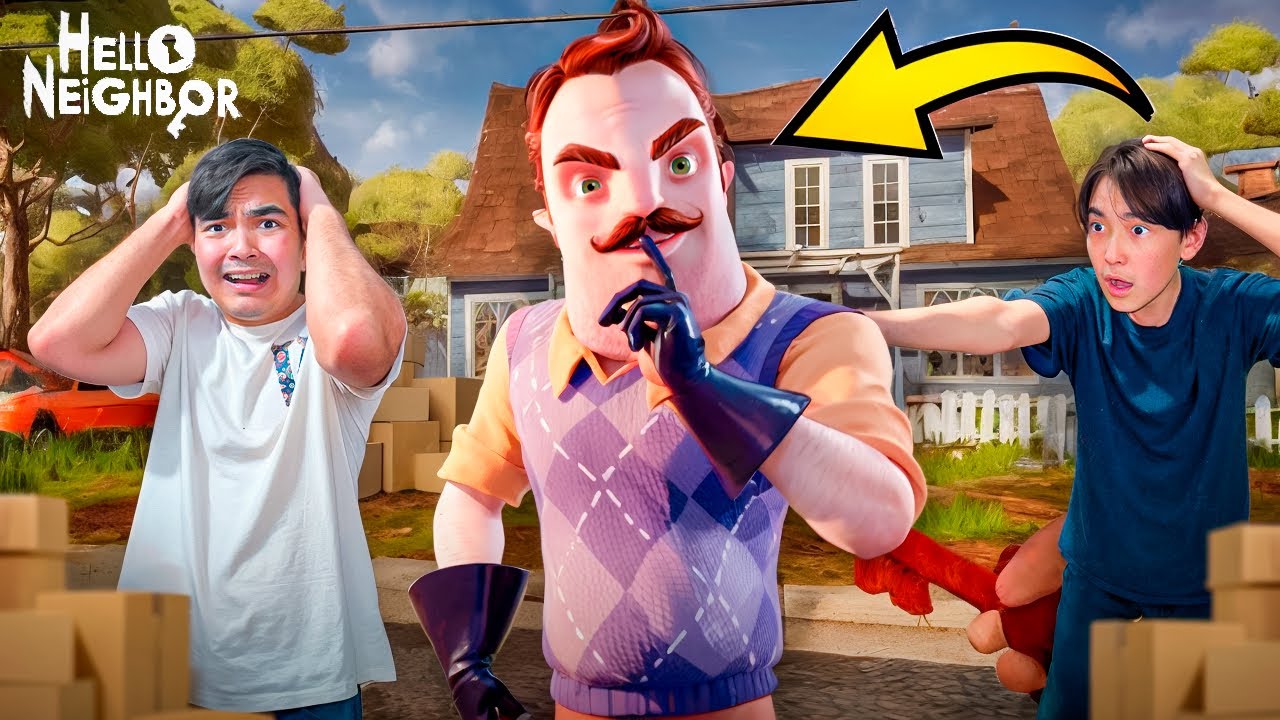 МАНЬЯК СОСЕДТІҢ ҮЙІНЕ КІРДІК| ЛЕЙТСПЛЕЙ😍| HELLO NEIGHBOR)