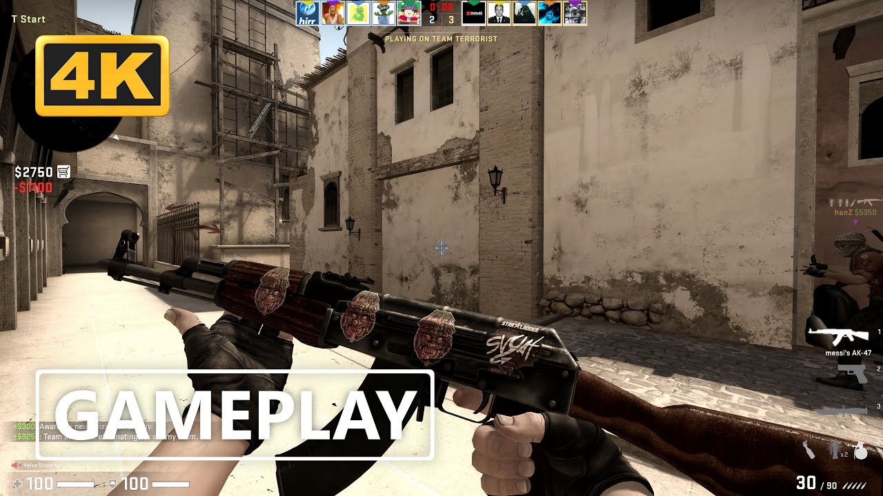 CS:GO Gameplay 4K (No Commentary)