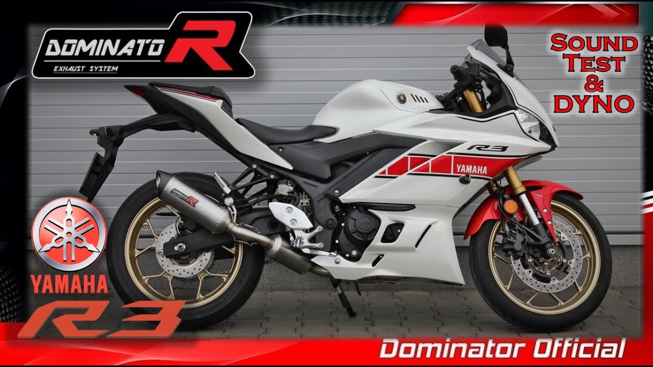 Yamaha YZF-R3 2022 ⚡️ Dominator Exhaust Sound Compilation 🏍 DYNO Test 🔥