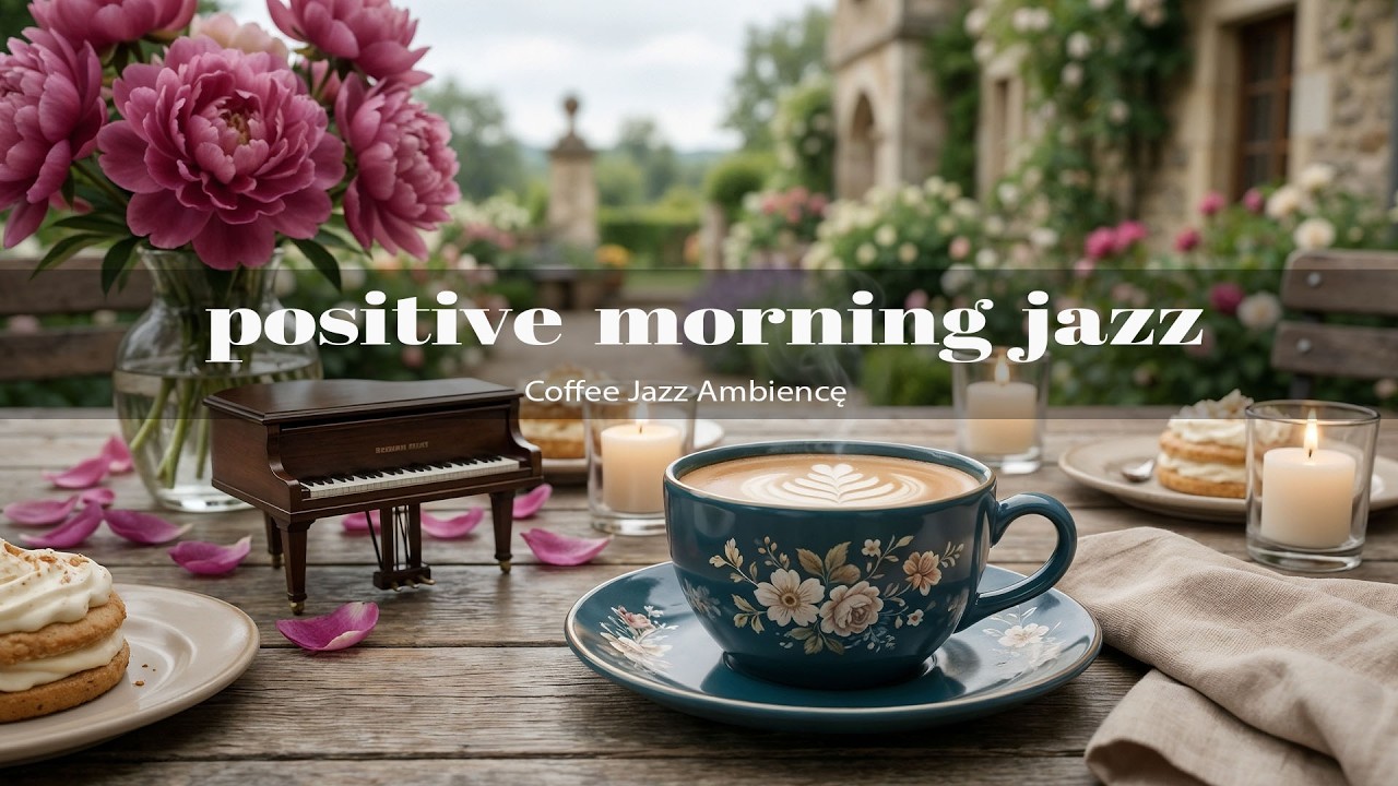 Positive Morning Coffee Jazz ☕ Relaxing Bossa Nova for Chill, Focus & Stress Relief