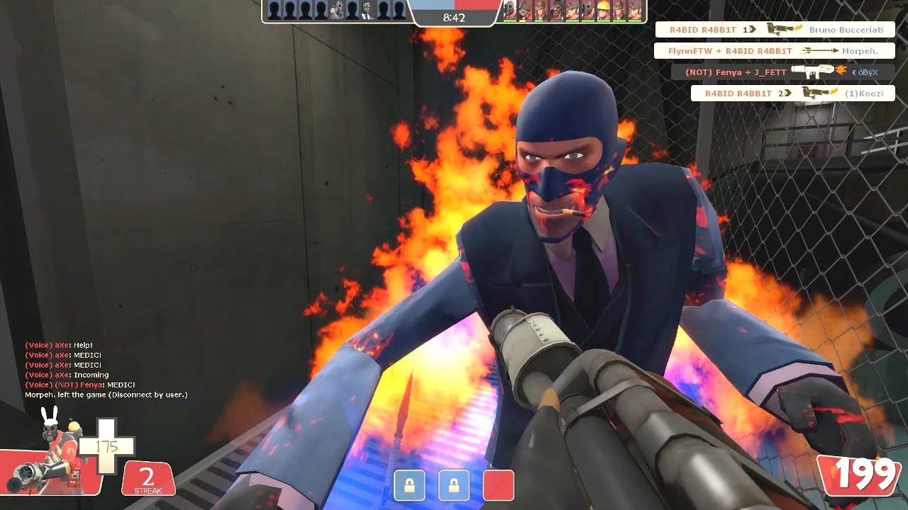 Team Fortress 2 Pyro Gameplay (Mercenary Park)
