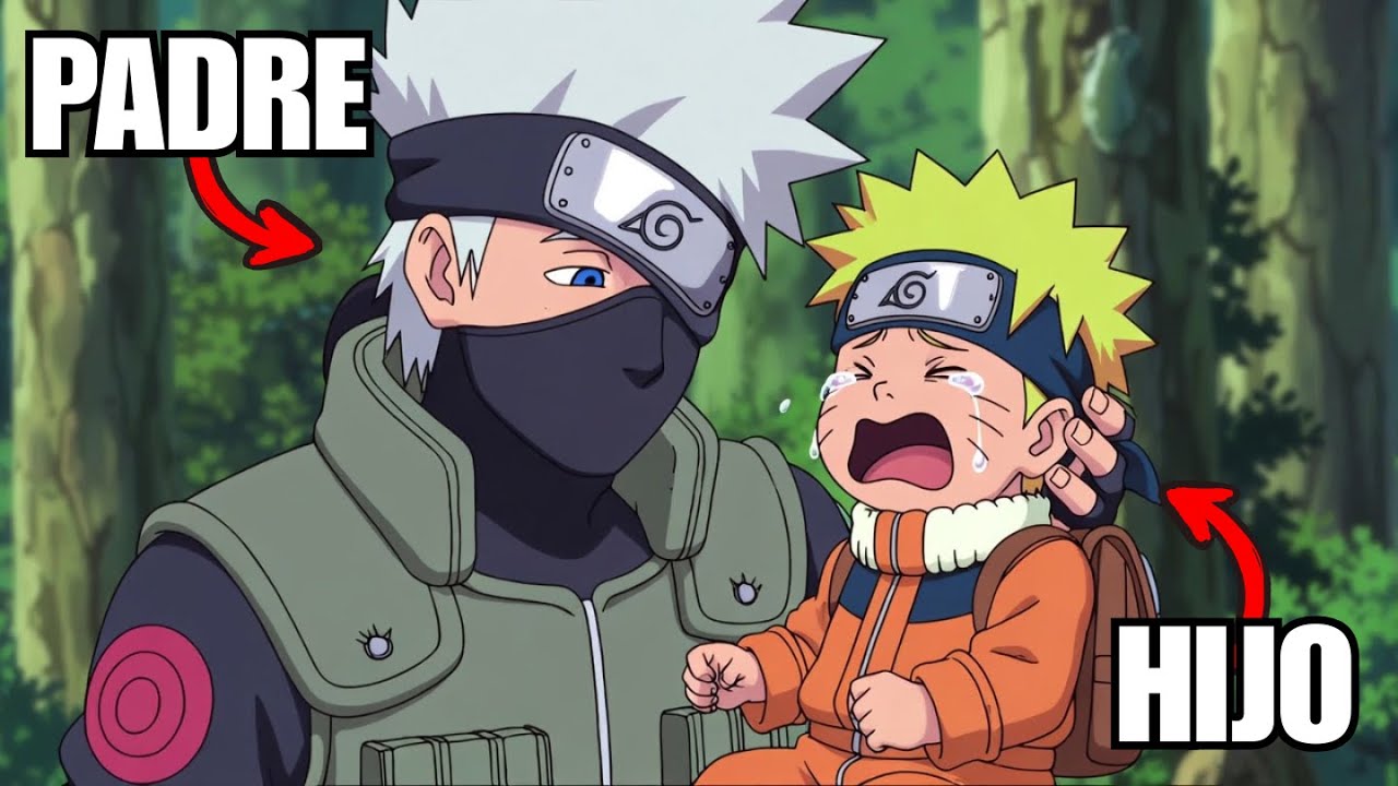 ¿Qué pasaría si Kakashi criara a Naruto?