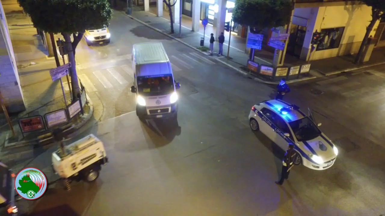 Vibra Tronto - Ammassamento Mezzi e Colonna Mobile