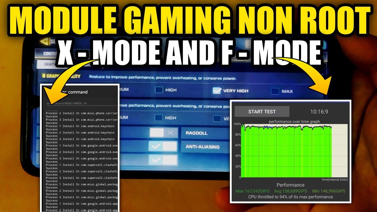 Module Gaming Non Root All in One !! Extreme Mode Gaming [ Root / Non Root ]
