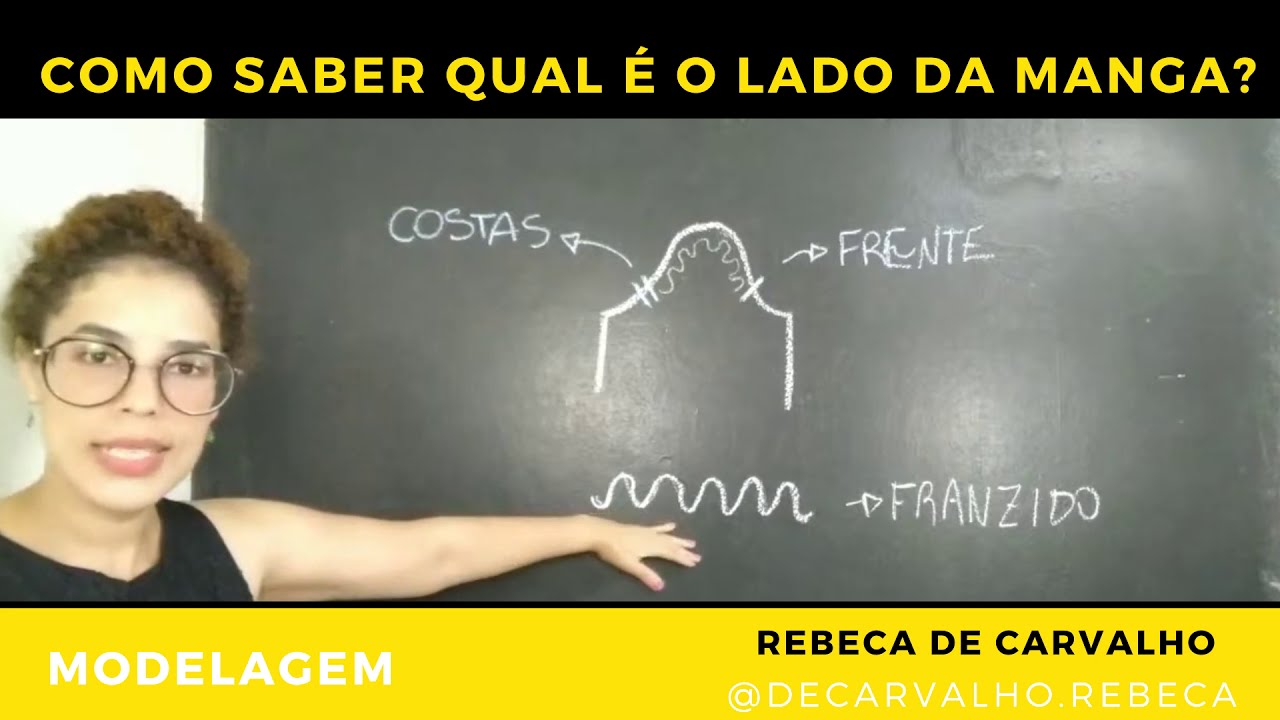 Como identificar frente e costas da manga? || Rebeca de Carvalho