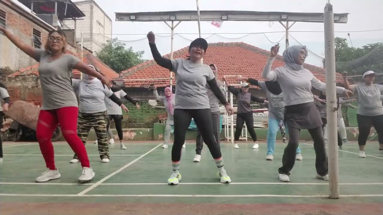 AEROBIC CERIA #@ TUNG KERIPIT KREASI BY COACH TOTO#@💃💃💃🍒🍒🍒